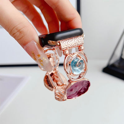 Adorable Rose Alloy Bracelet for Apple Watch