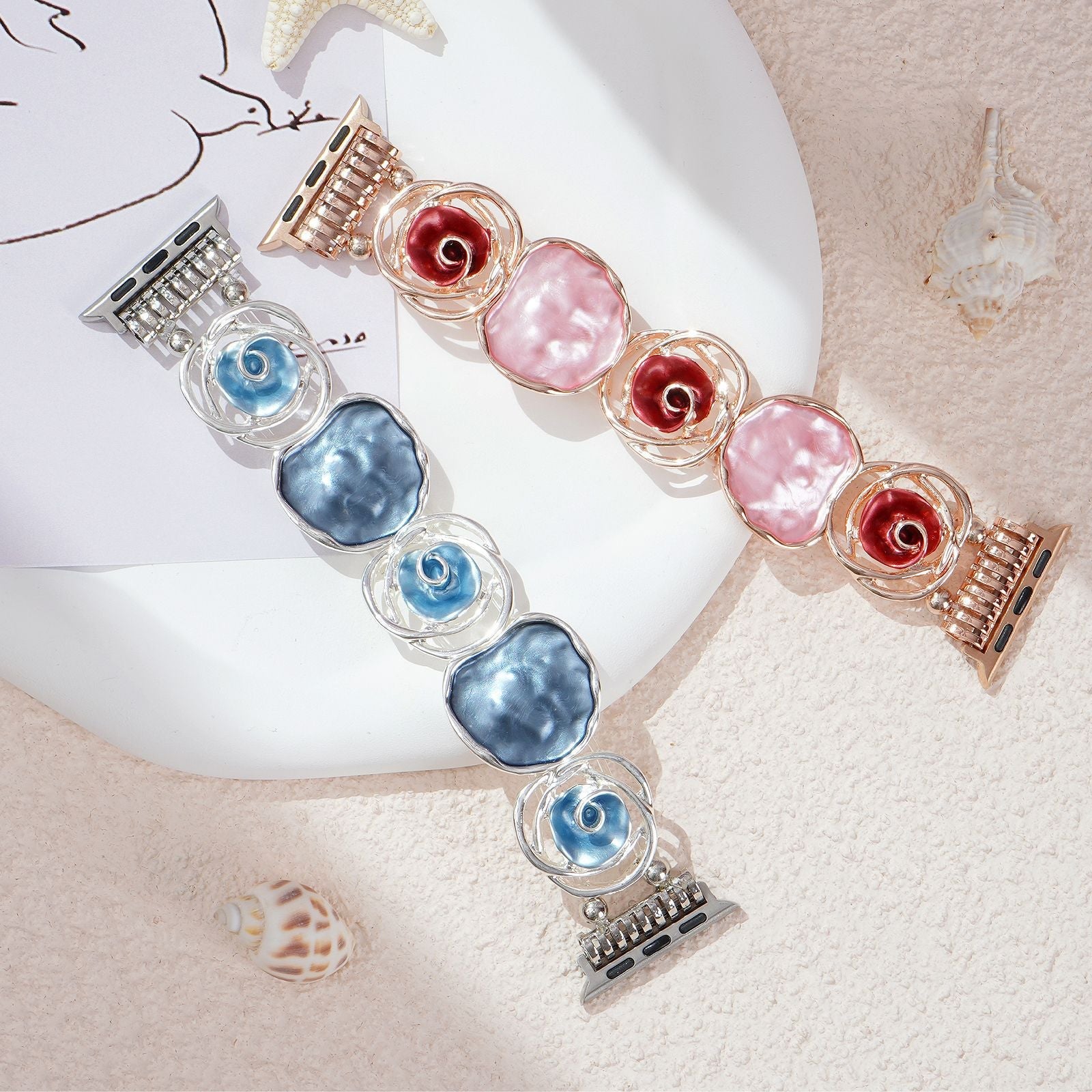 Adorable Rose Alloy Bracelet for Apple Watch