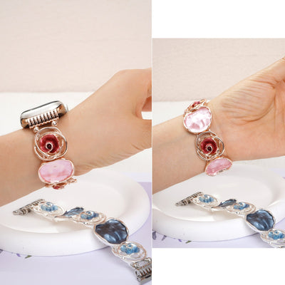 Adorable Rose Alloy Bracelet for Apple Watch