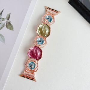 Adorable Rose Alloy Bracelet for Apple Watch