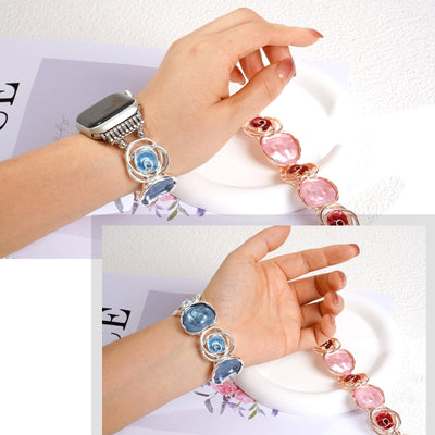 Adorable Rose Alloy Bracelet for Apple Watch
