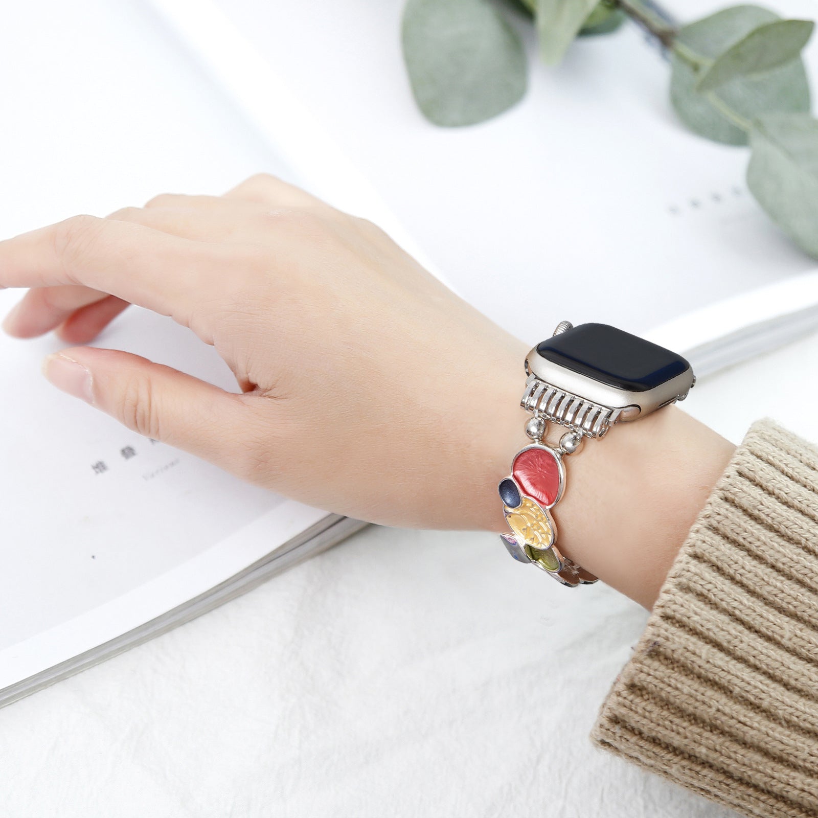 Elegant Twig Spectrum Alloy Bracelet for Apple Watch