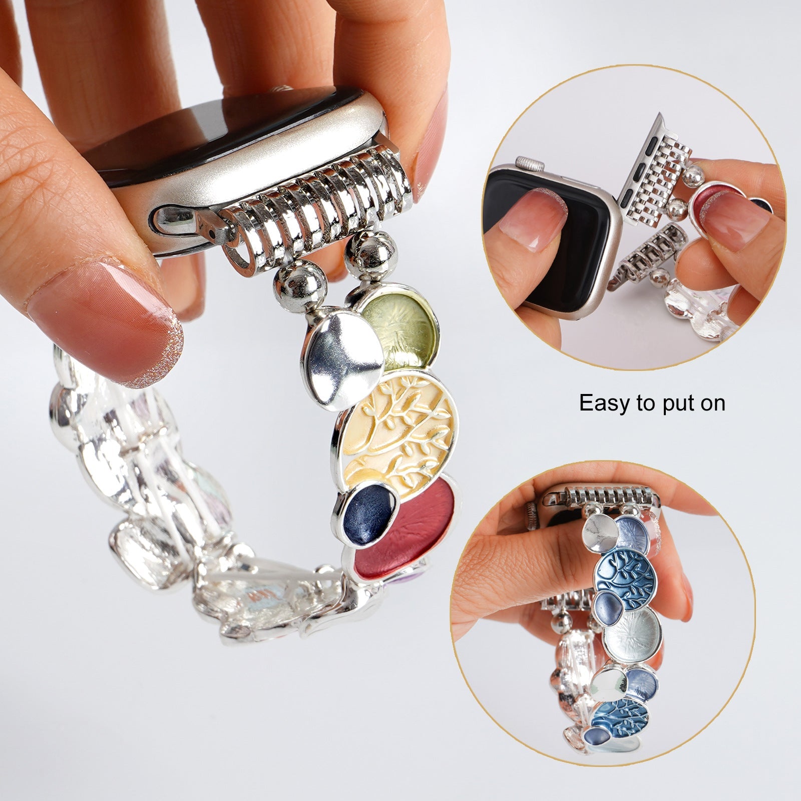 Elegant Twig Spectrum Alloy Bracelet for Apple Watch