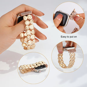 Radiant Gold Alloy Bracelet for Apple Watch