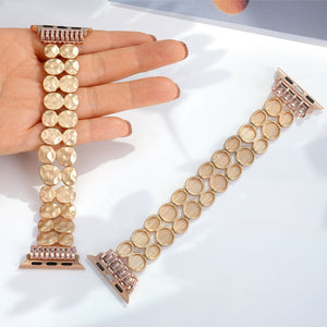 Radiant Gold Alloy Bracelet for Apple Watch