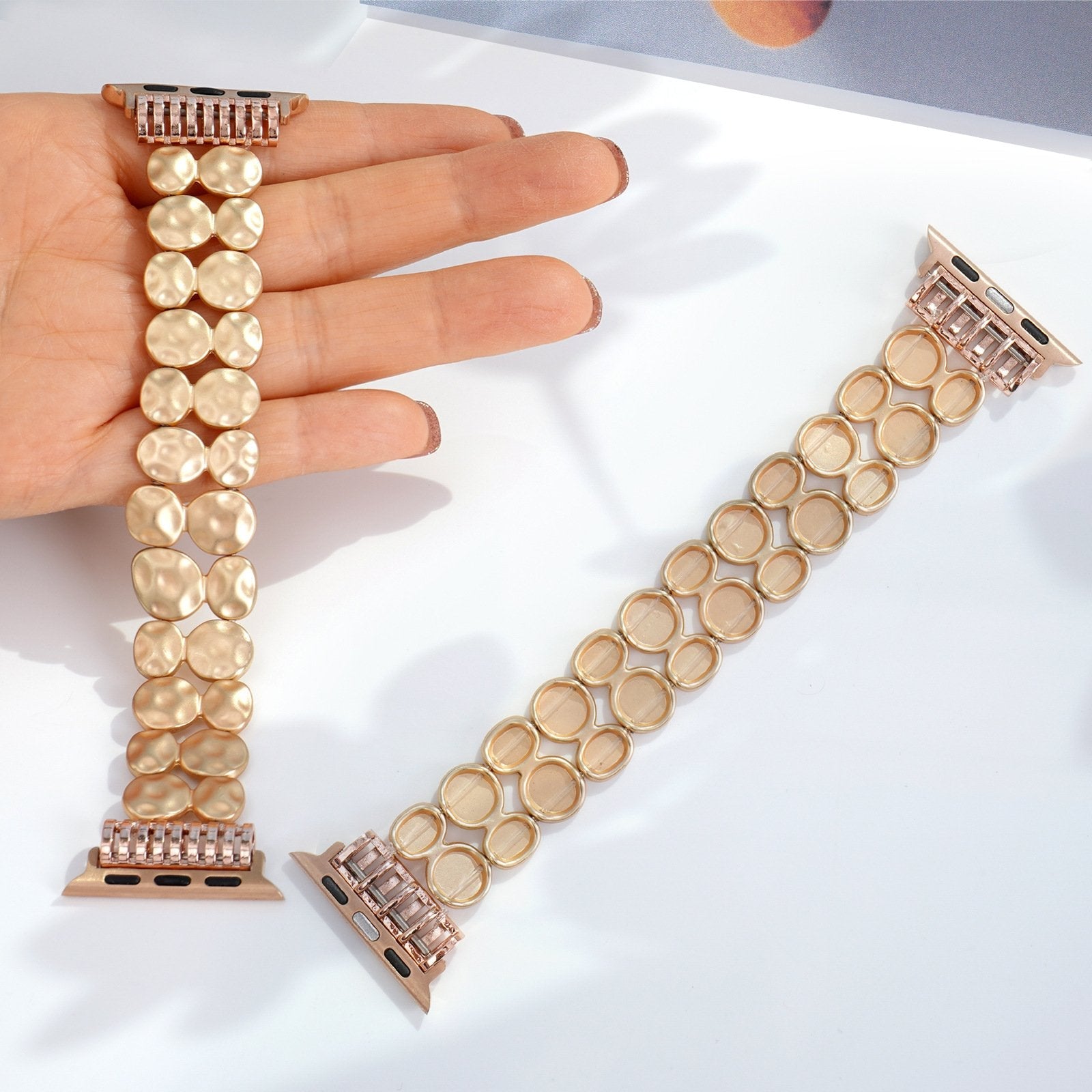 Radiant Gold Alloy Bracelet for Apple Watch