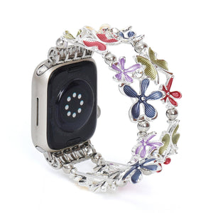 Petite Floral Alloy Bracelet for Apple Watch