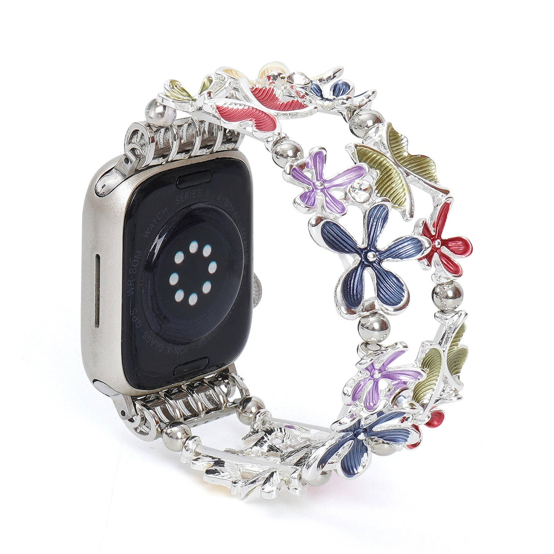 Petite Floral Alloy Bracelet for Apple Watch