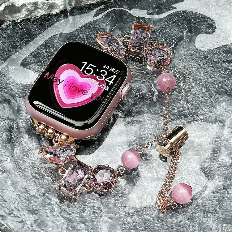 Luminous Gemstone Bracelet for Apple Watch