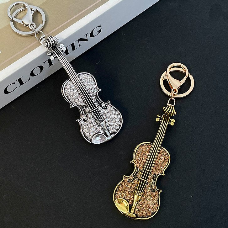 Unique Artistic Violin Keyring