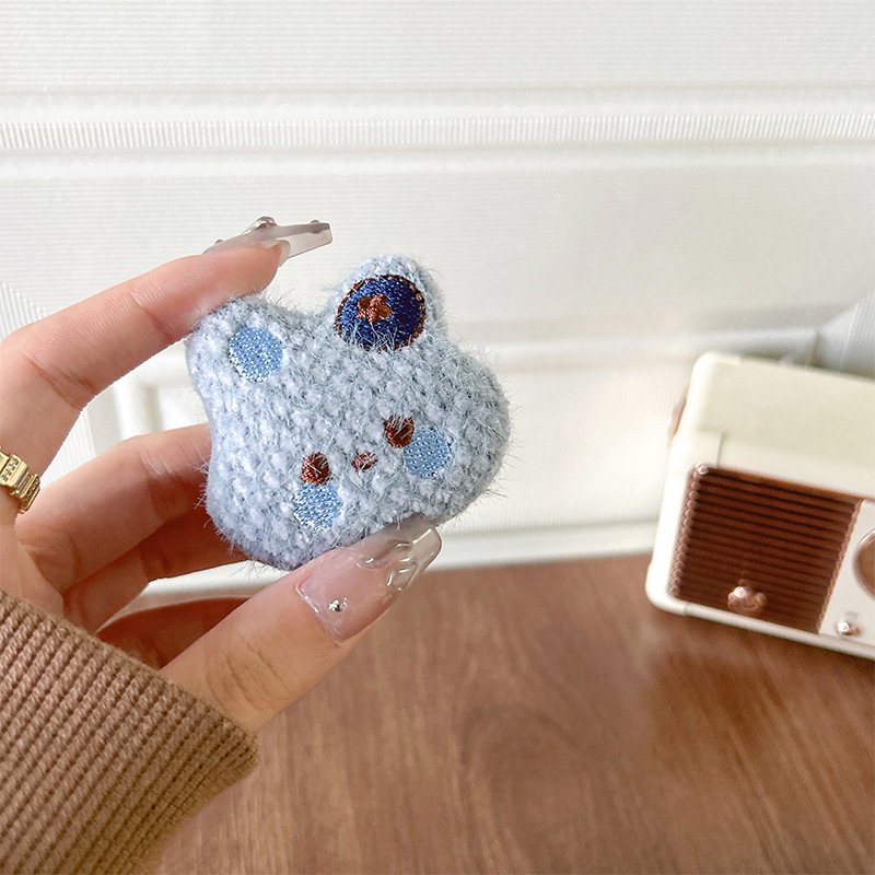 Cozy Bunny Crochet Knit Phone Gripper