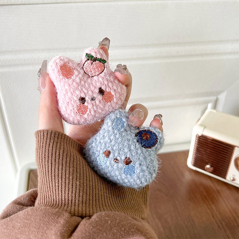 Cozy Bunny Crochet Knit Phone Gripper