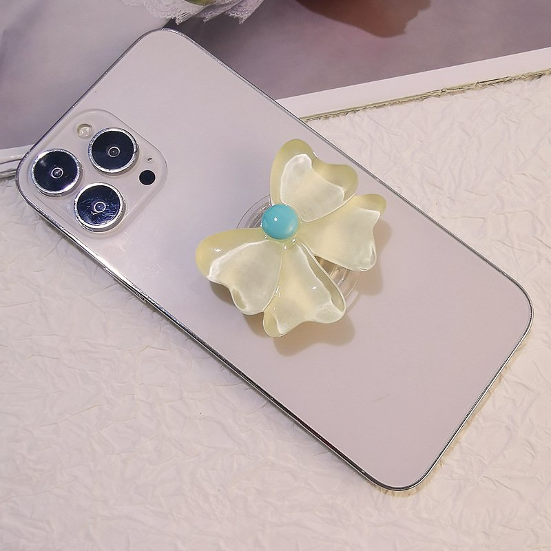 Adorable Pastel Candy Bow Phone Gripper