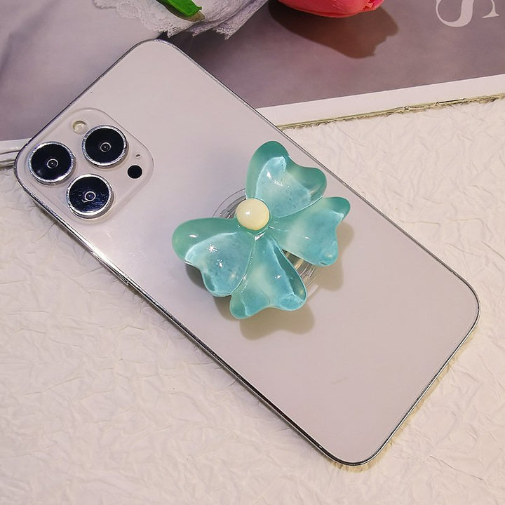 Adorable Pastel Candy Bow Phone Gripper