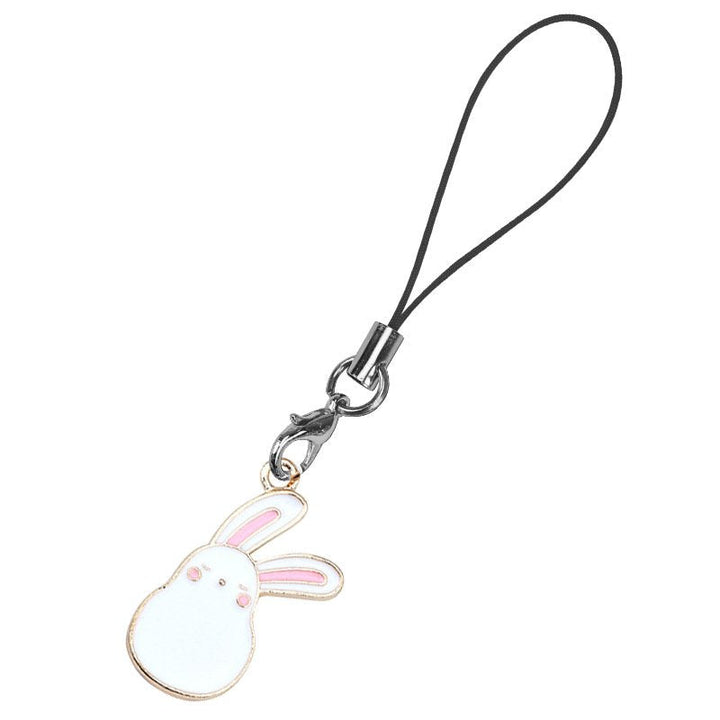 Playful Hoppy Bunny Phone Charm