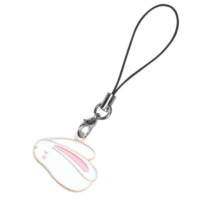 Playful Hoppy Bunny Phone Charm