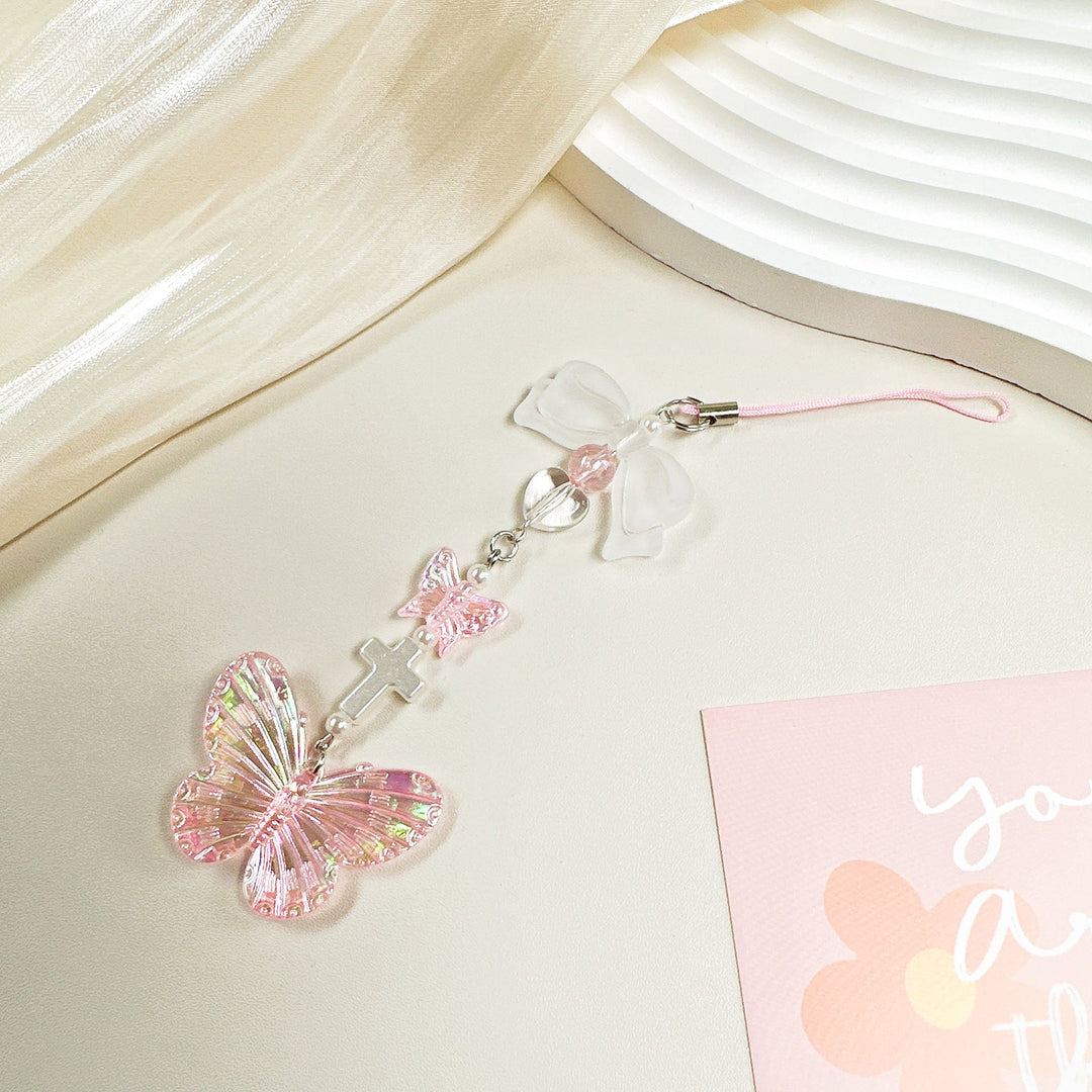 Charming Butterfly Phone Charm