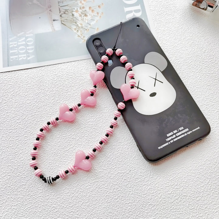 Vibrant Heart Phone Charm