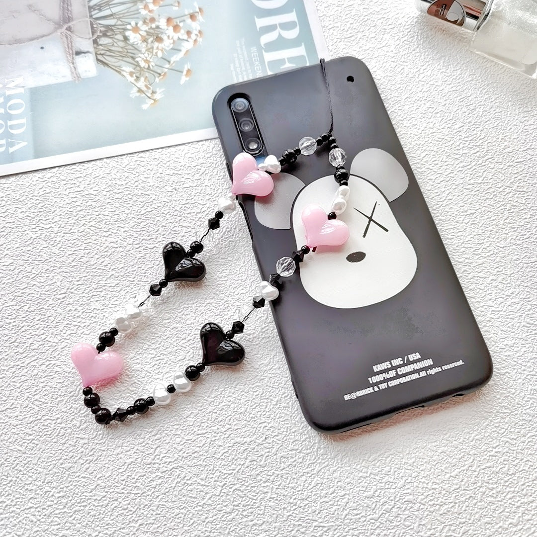 Vibrant Heart Phone Charm