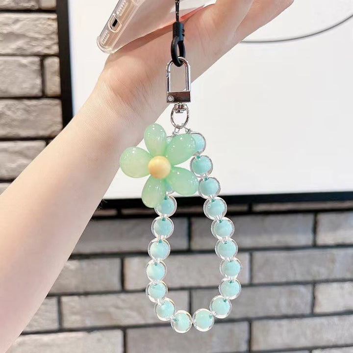 Delicate Petal Beads Phone Charm