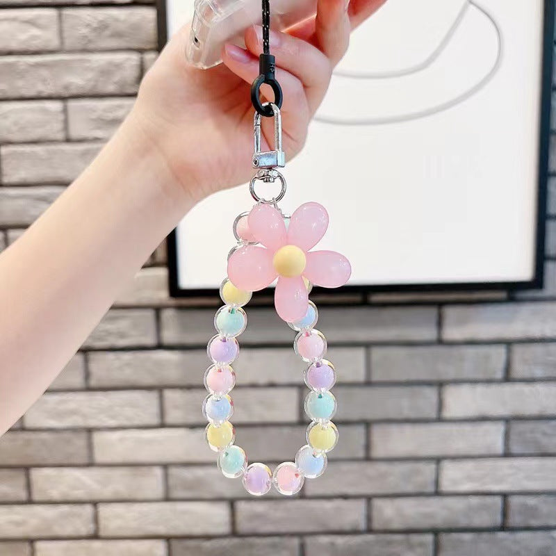 Delicate Petal Beads Phone Charm