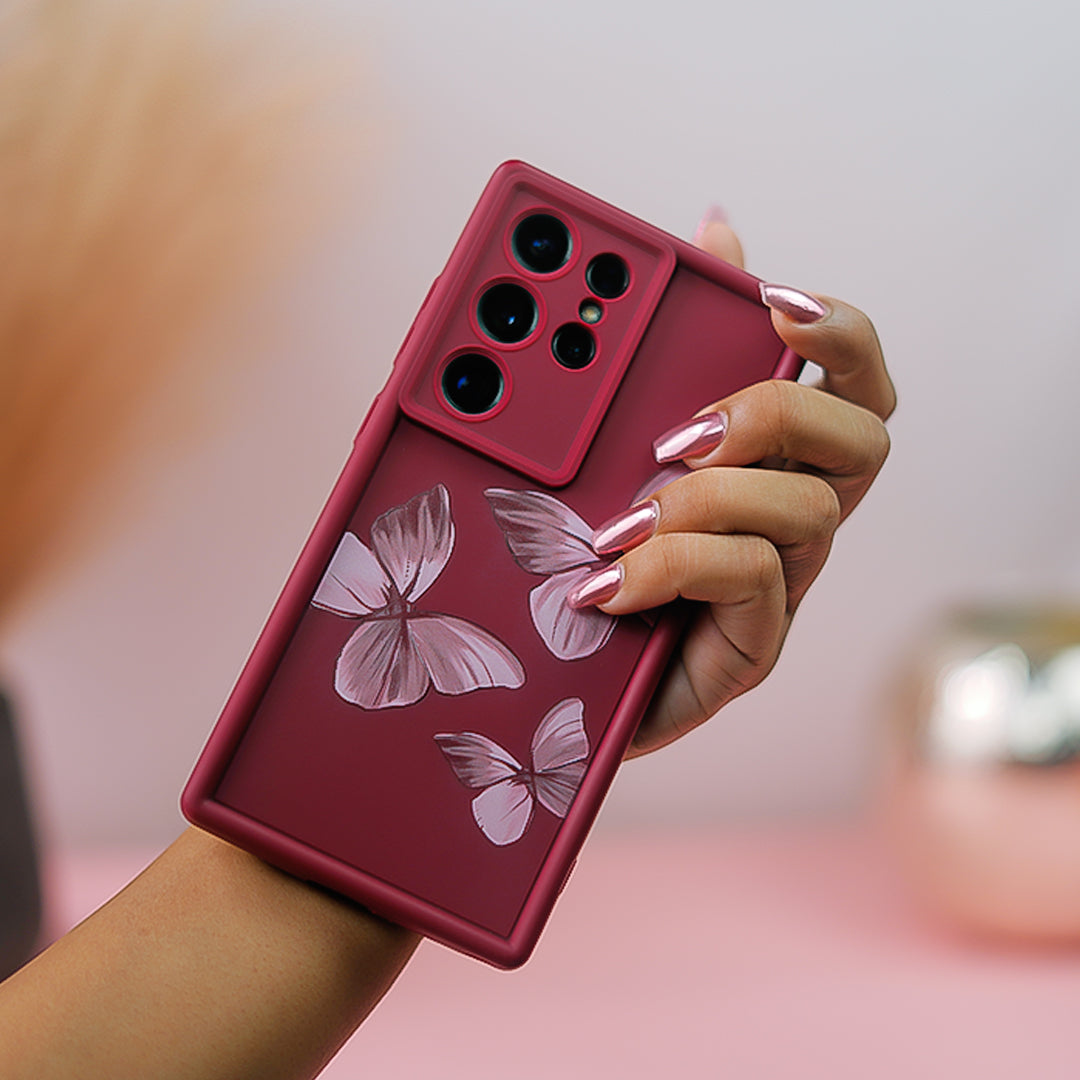 Soft Butterfly Glamour Case - Samsung