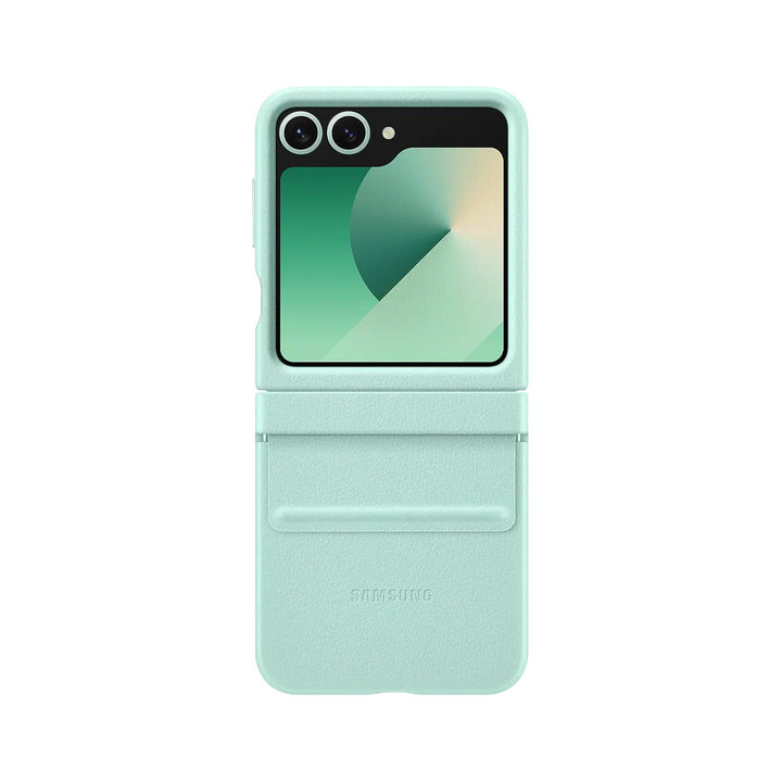 Galaxy Z Flip Series Faux Leather Folding Case