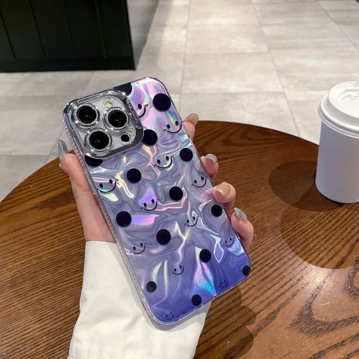 Prismatic Smiley Polka Dot Case