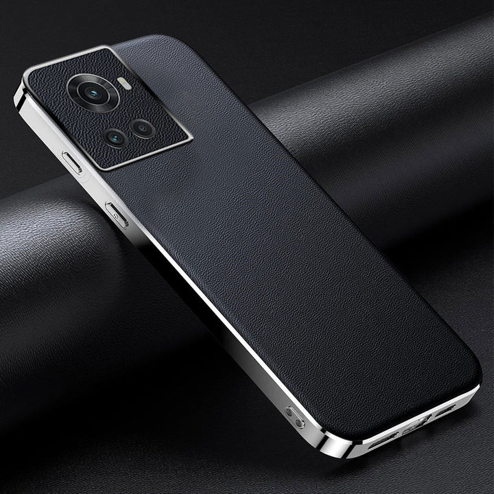 Chrome Edge Luxe Leather Case - OnePlus