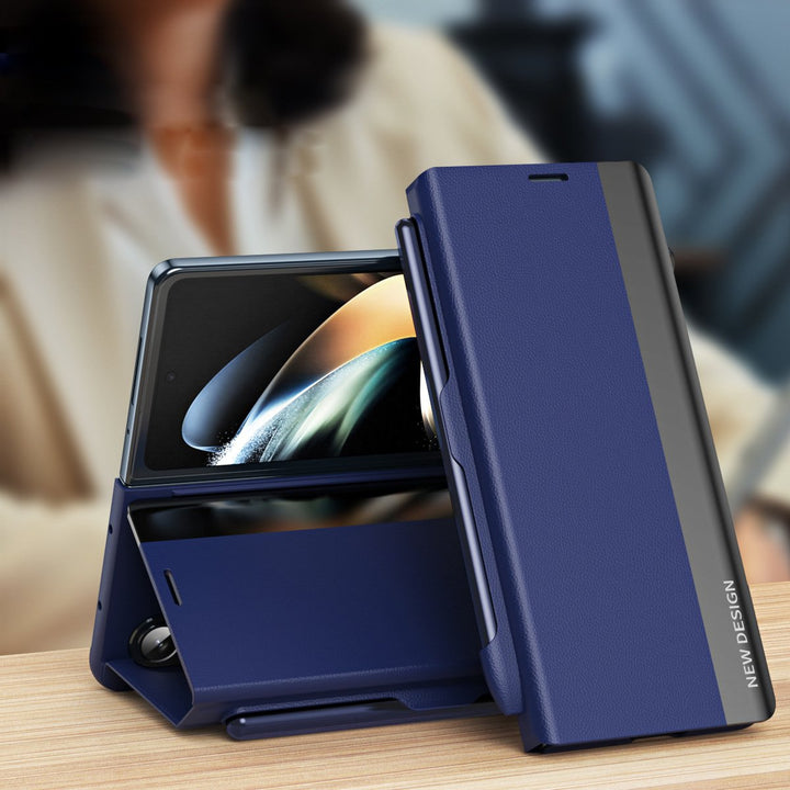 Galaxy Z Fold6 Ultimate Elegance Shockproof Leather Case