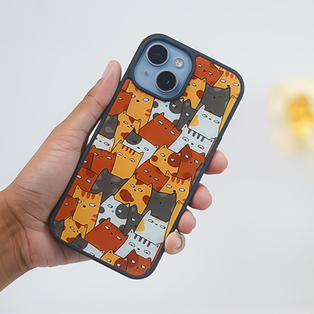 Adorable Cute Cat Cluster Case