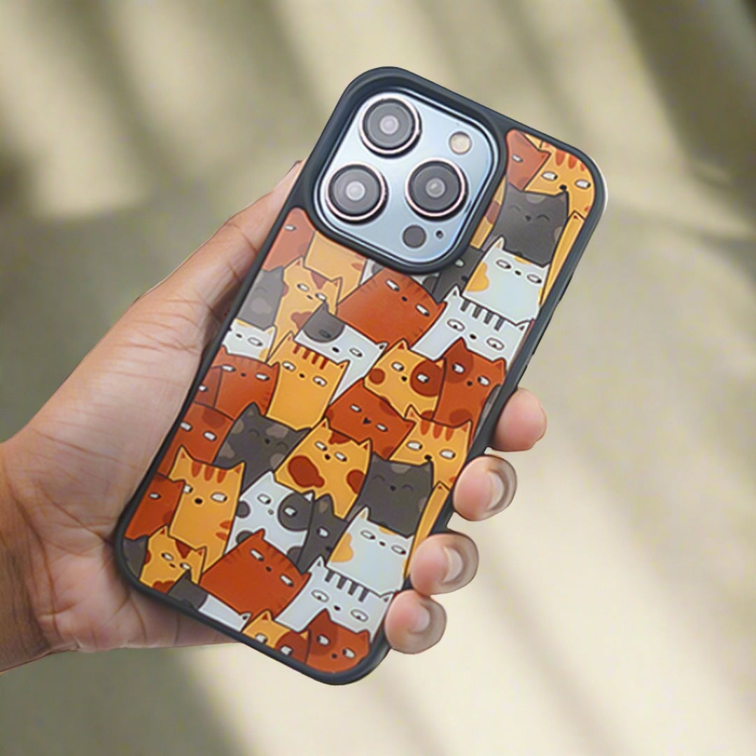 Adorable Cute Cat Cluster Case