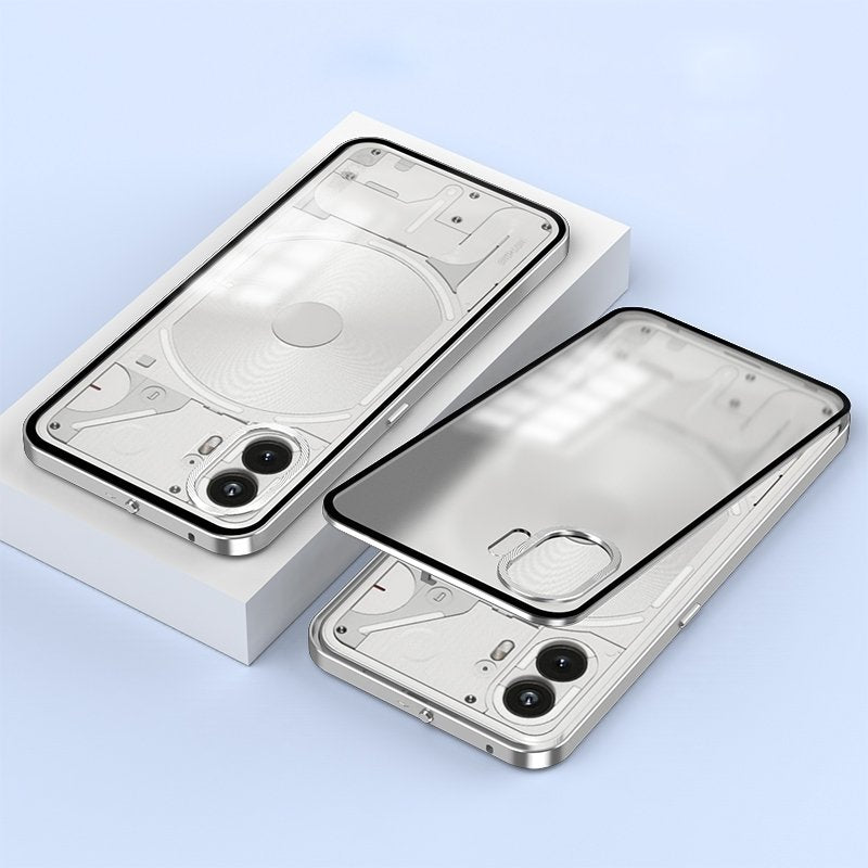 Ultra Thin Metal Frame Glass Case - Nothing