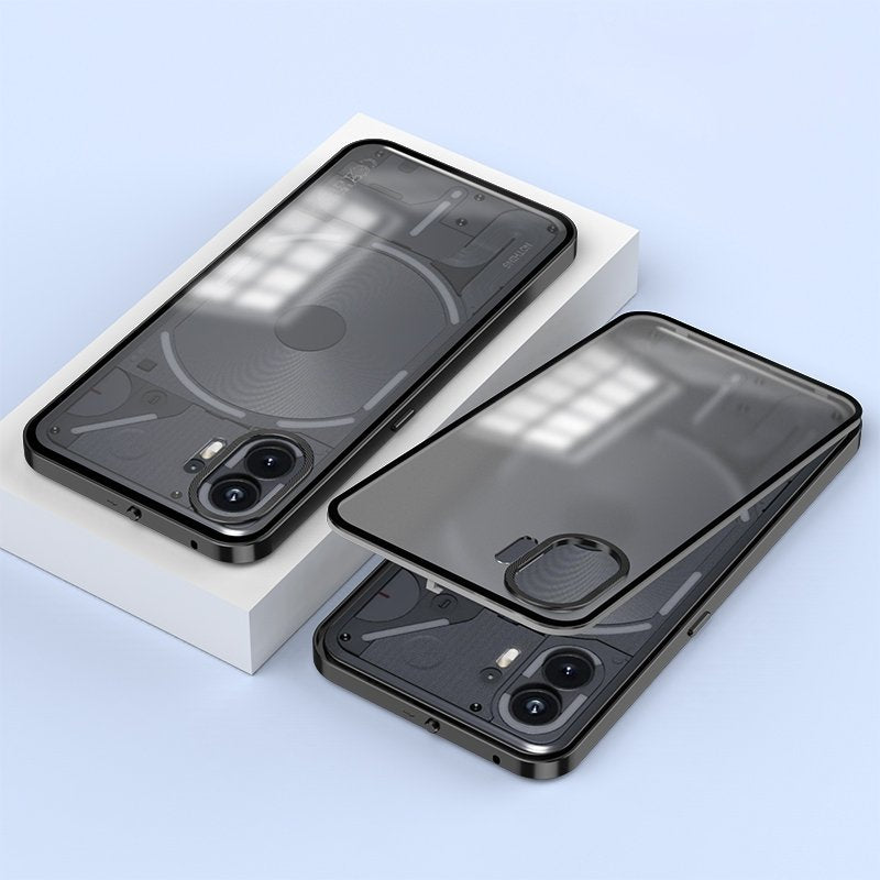 Ultra Thin Metal Frame Glass Case - Nothing