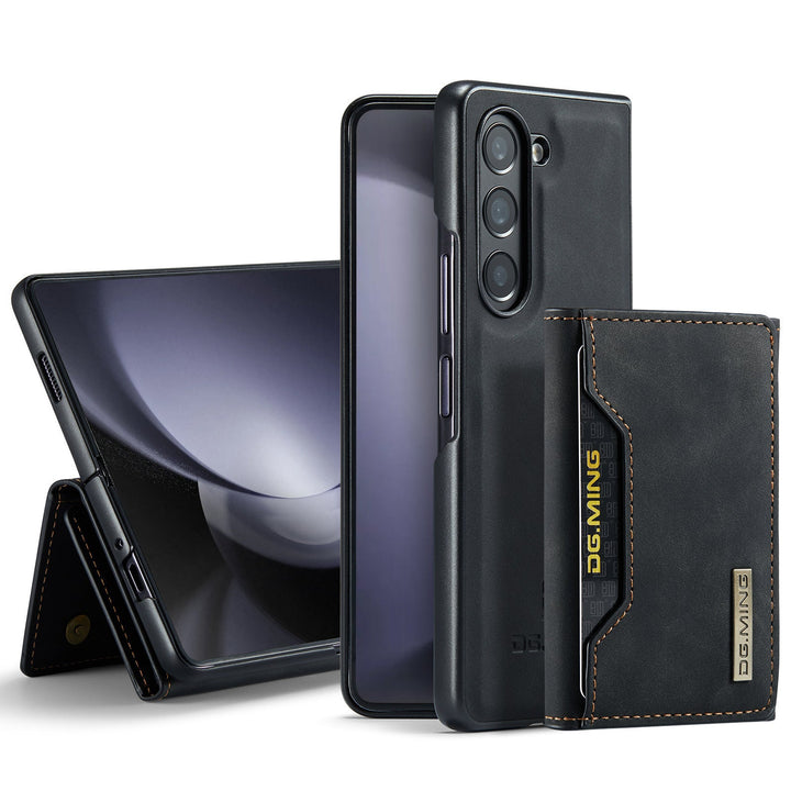 Galaxy Z Fold6 Versatile Magnetic Leather Wallet Case