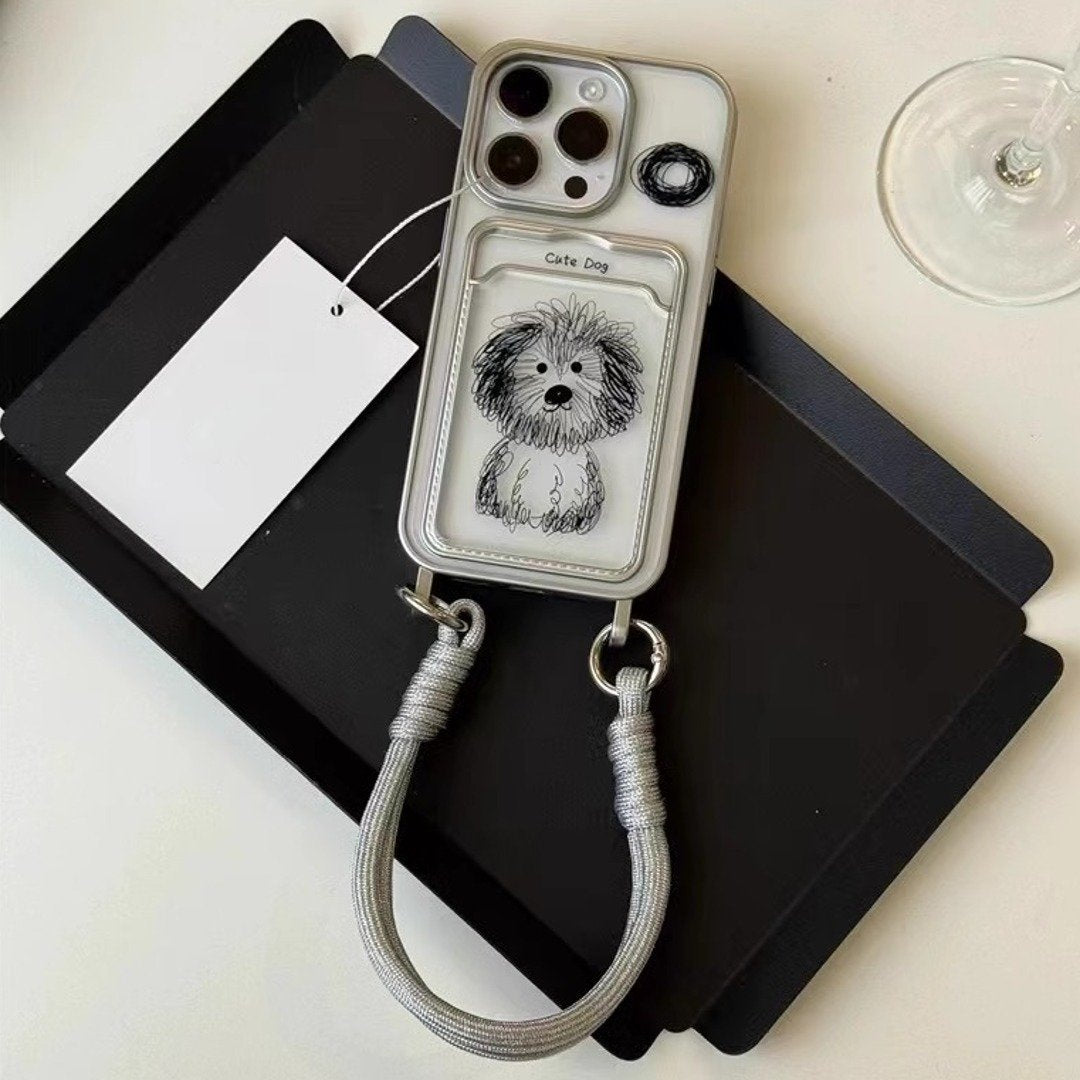 Luxury Puppy Design Strap Case