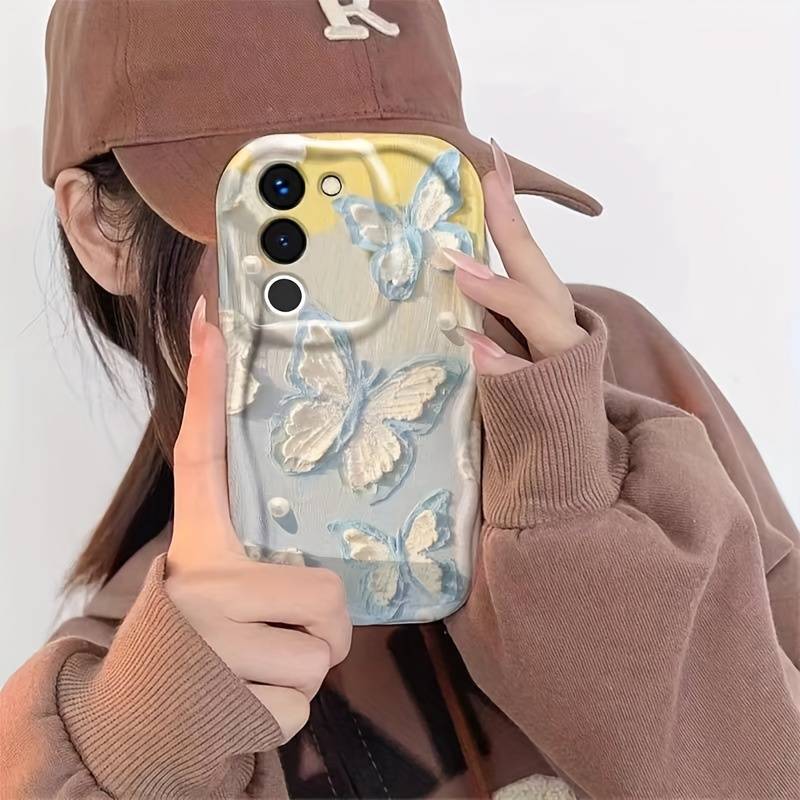 Blissful Flutter Embossed Butterfly Case - Samsung