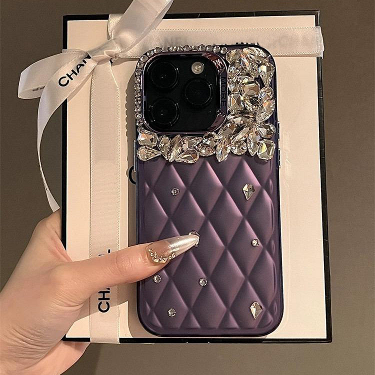 Sparkling Luxury Quilted Diamond Case