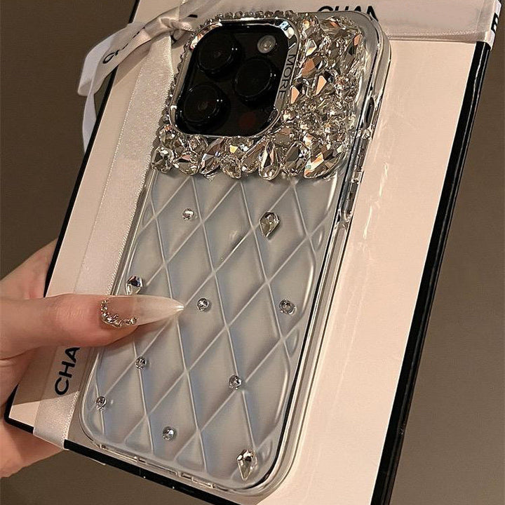 Sparkling Luxury Quilted Diamond Case