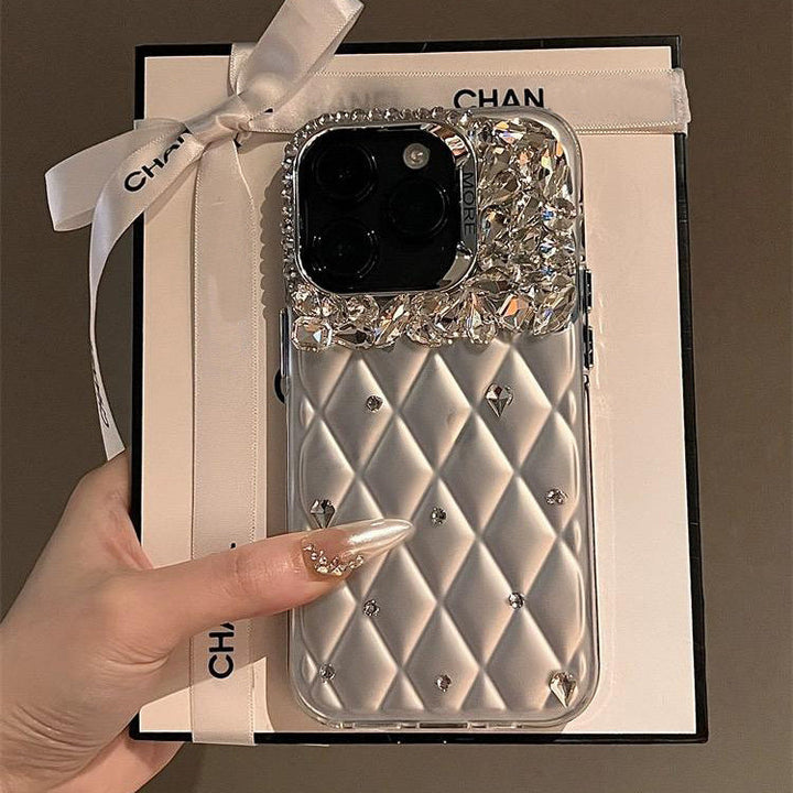 Sparkling Luxury Quilted Diamond Case