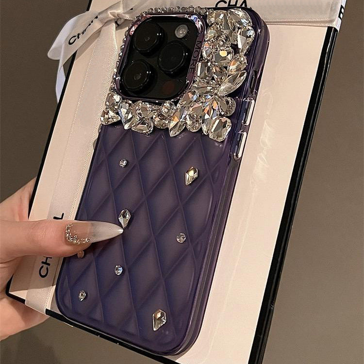 Sparkling Luxury Quilted Diamond Case