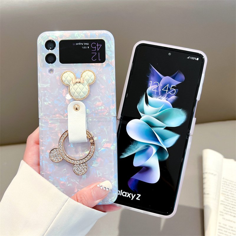 Elegant Conch Ring Grip Case - Samsung