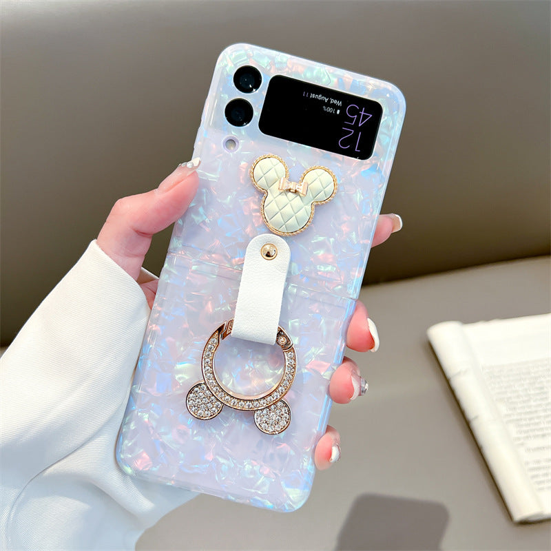 Elegant Conch Ring Grip Case - Samsung