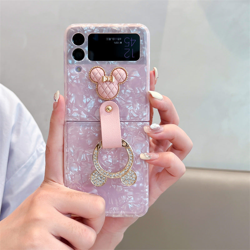 Elegant Conch Ring Grip Case - Samsung