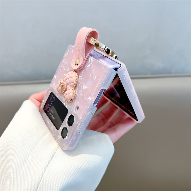 Elegant Conch Ring Grip Case - Samsung