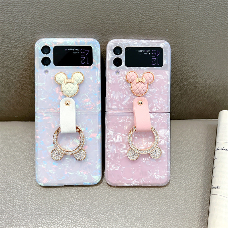 Elegant Conch Ring Grip Case - Samsung