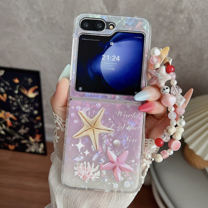 Seaside Starfish Charm Shell Case - Samsung