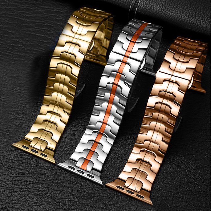 Luxury Interwoven Metal Strap for Apple Watch