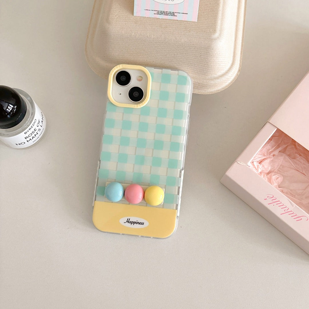 Happiness Checkerboard Phone Case