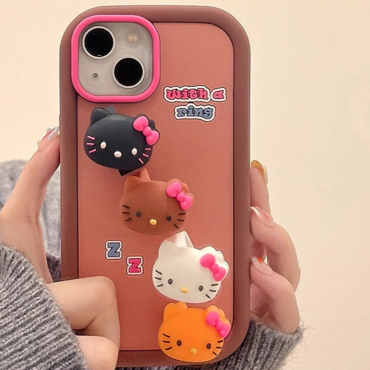 Kitty Charm Ring Holder Case